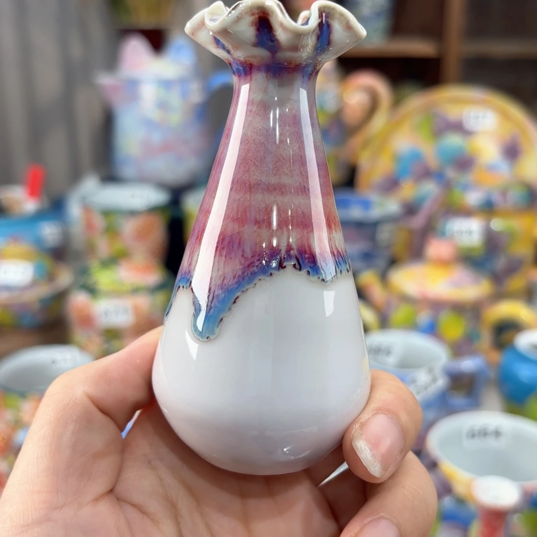 景德镇手绘高温釉下彩陶瓷茶具