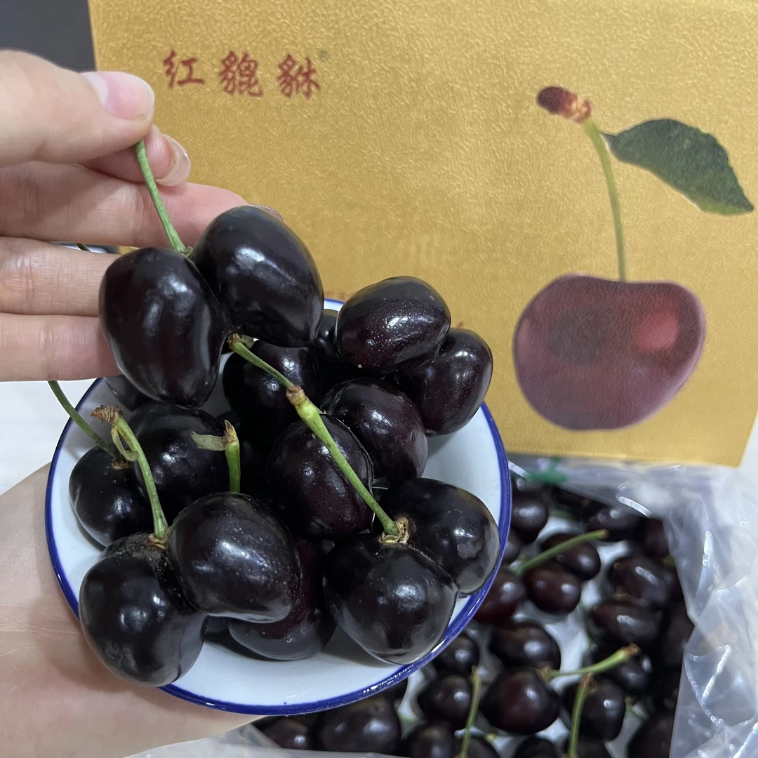 【绿野大叔】空运艺术家俄罗斯8号双胞胎樱桃2斤左右原箱-顺丰