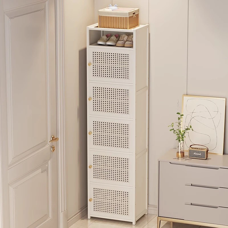 门口鞋架收纳好看多层简易鞋子收纳柜入户门口小鞋架出租房用鞋柜