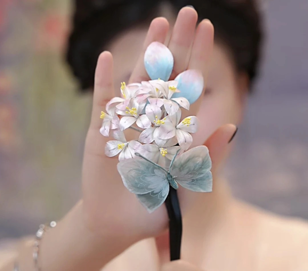 江南浔绒花 默认木簪 改主体找客服