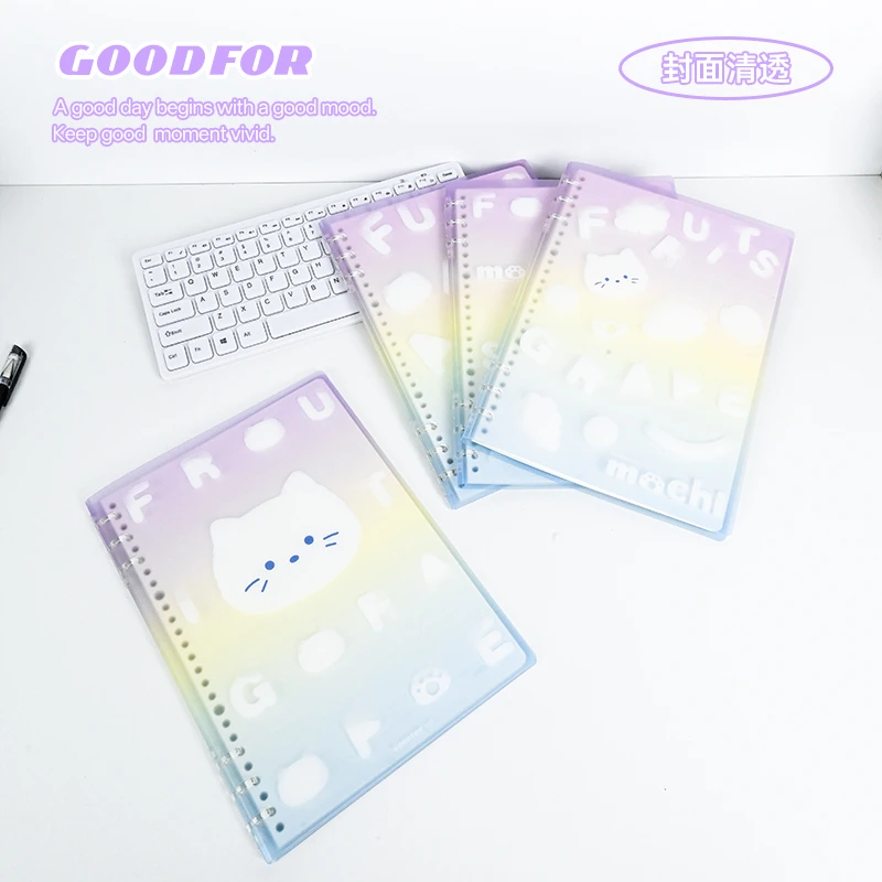 GoodFor猫猫麻薯系列轻薄活页本B5不硌手高颜值笔记本(40张）