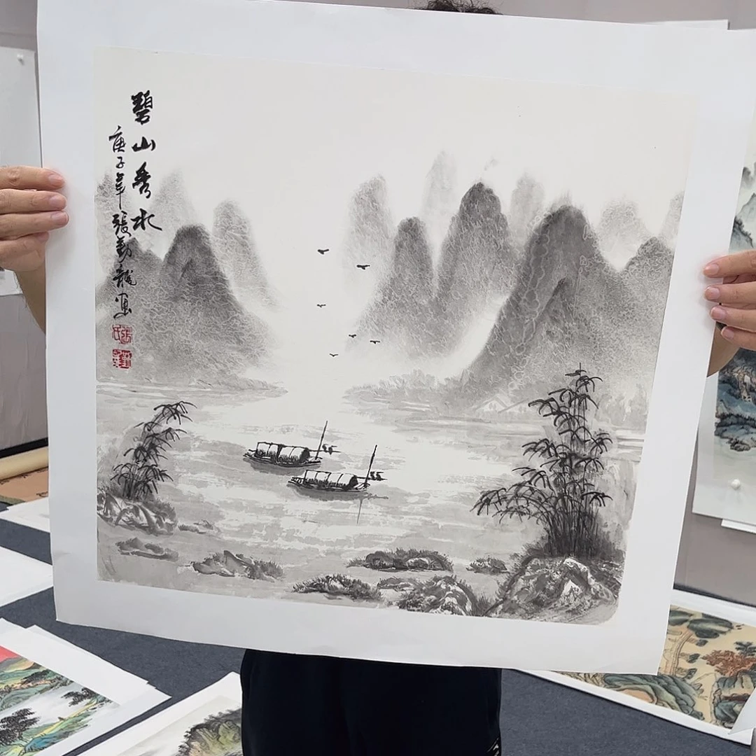 国画宣纸国画纯手绘作品
