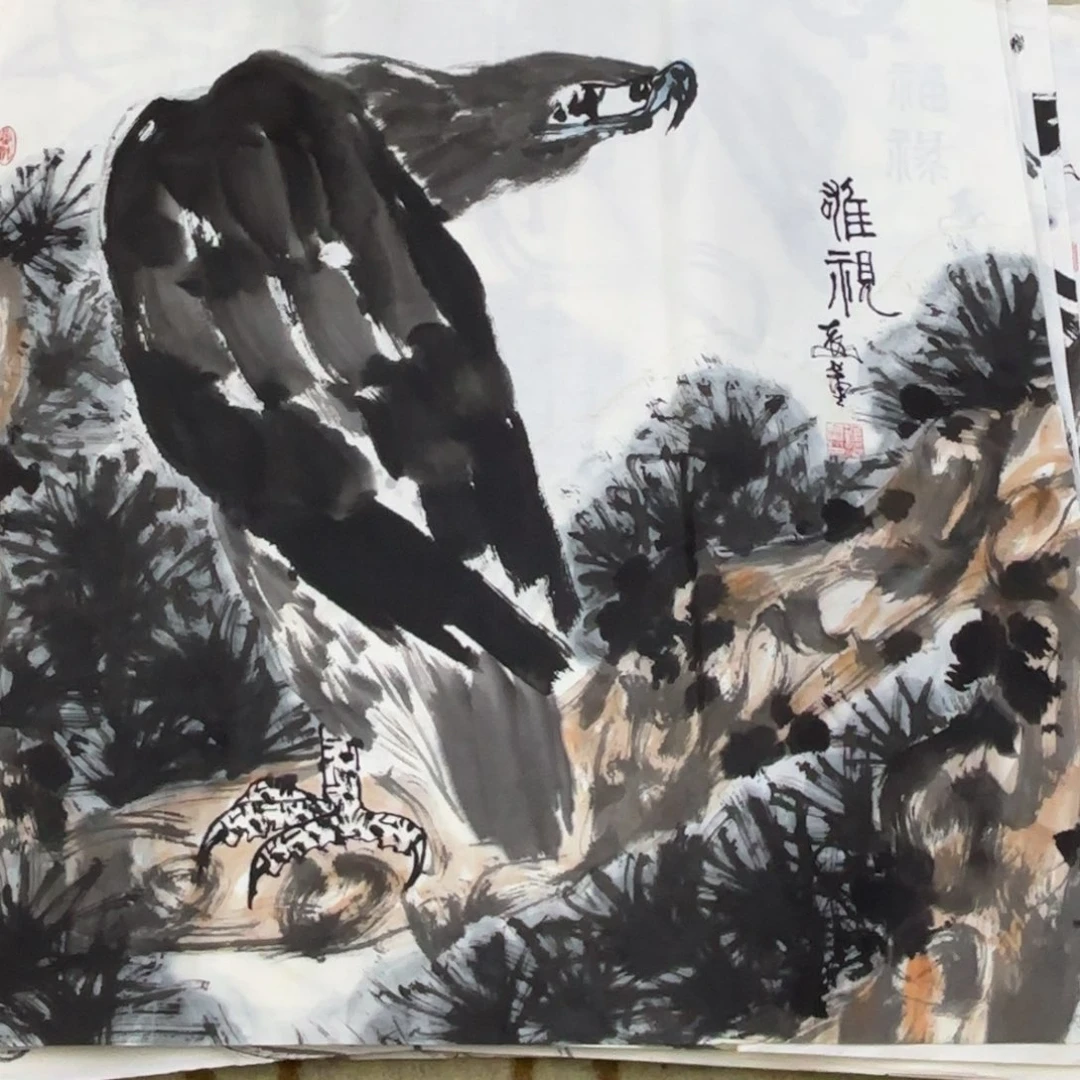 国画国画老师作品刘