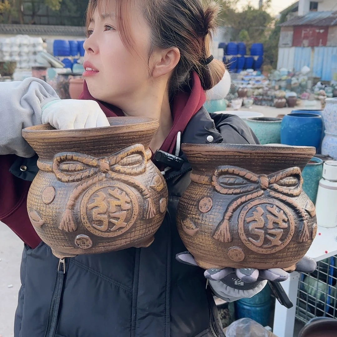 王嫂花盆1207-333高18口18