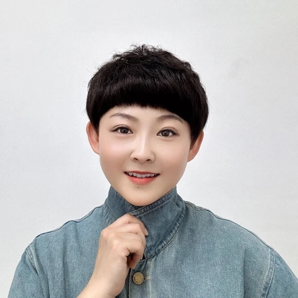 纹理卷女士精致短发大面积补发片