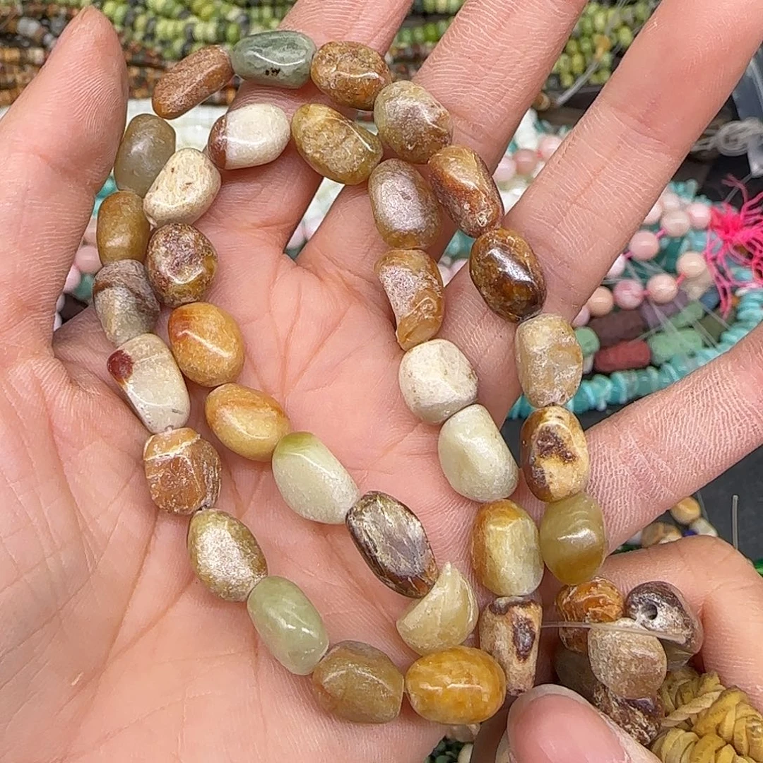 玛瑙/玉髓合金珠宝半成品亚马逊8-10mm一条