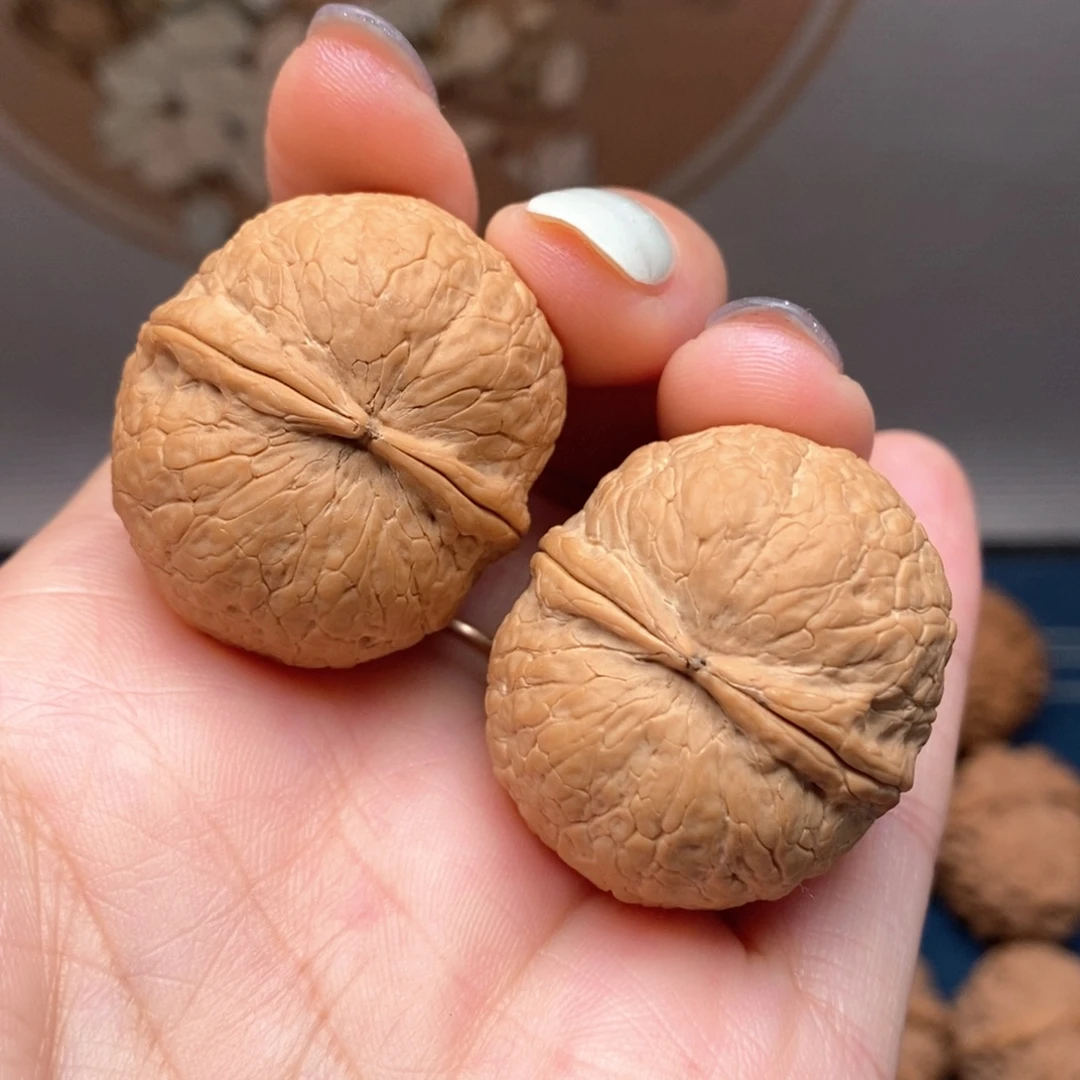 文玩核桃把件8蛇皮球33