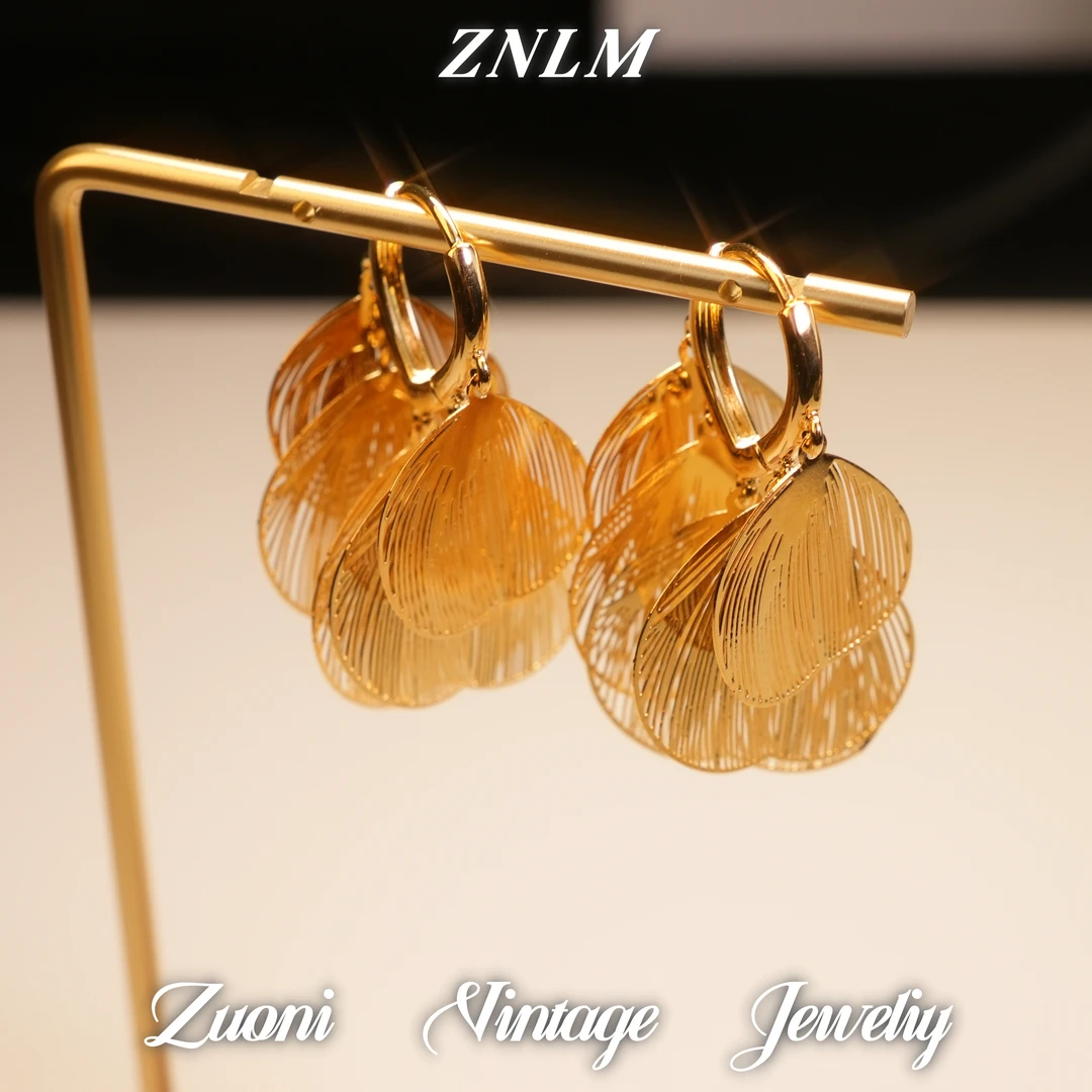 铜合金耳饰 E099柏★【金叶时代】秋ZNLM  兰蒂克斯耳饰