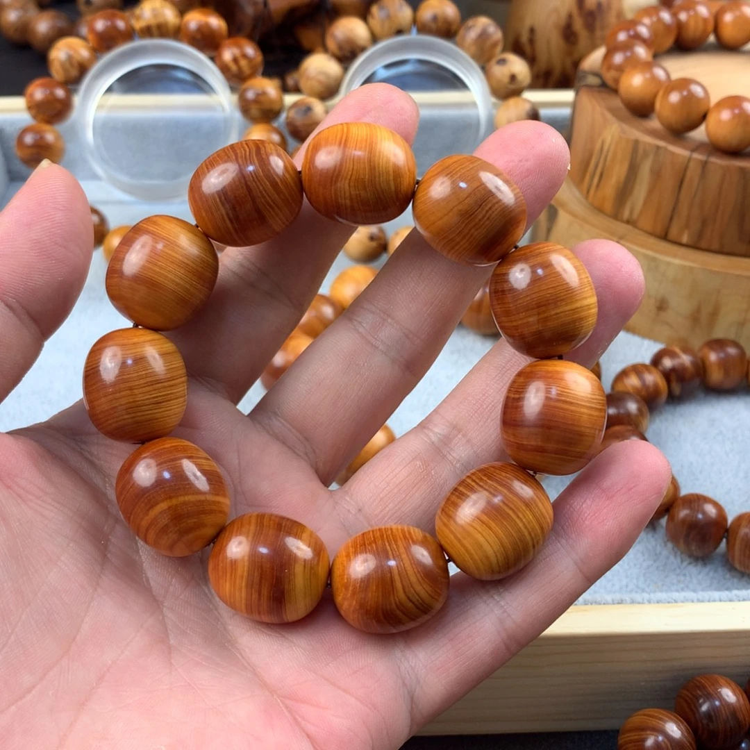 辰***乐柏木（崖柏）手串/手链1820枣珠高油