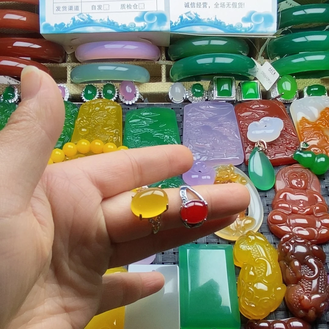 @***水合金戒指玛瑙/玉髓