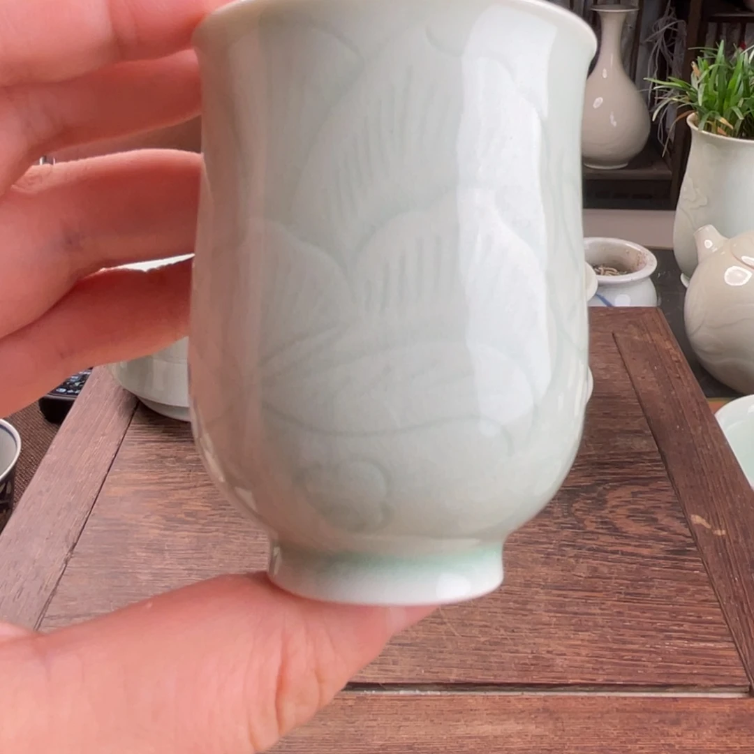 气窑牡丹手工闻香杯