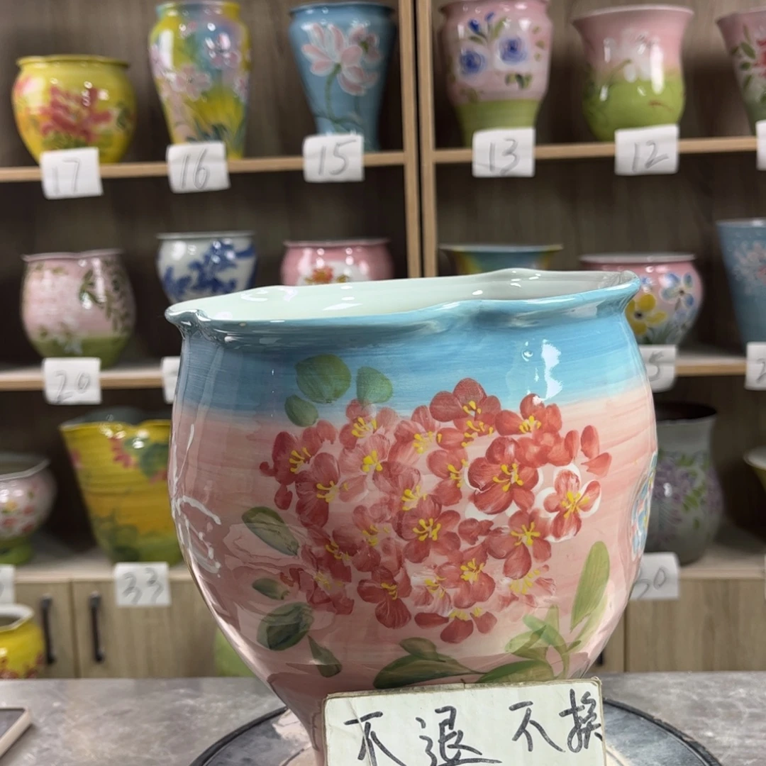 景德镇陶瓷花盆花盆