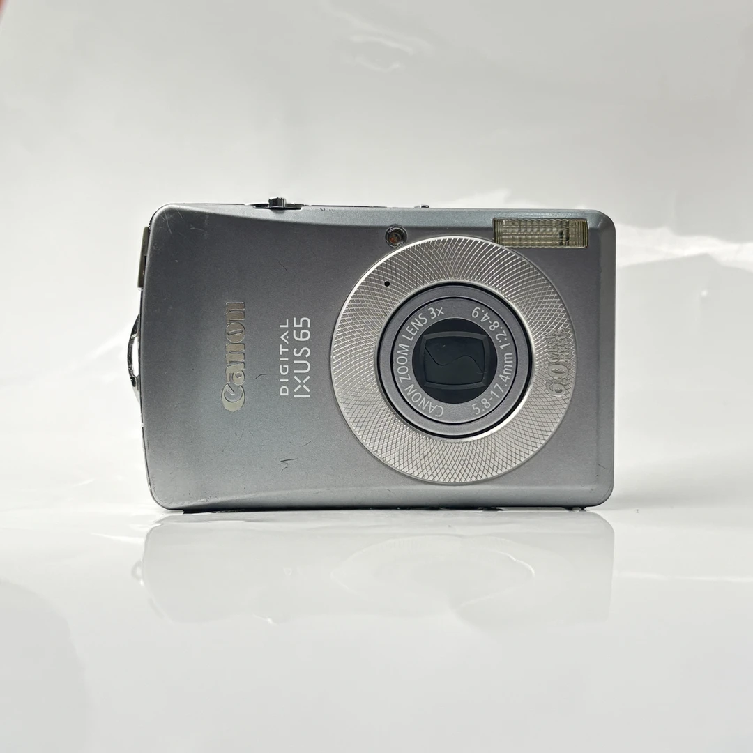 95新 Canon/佳能 ixus65银色600w像素4倍变焦
