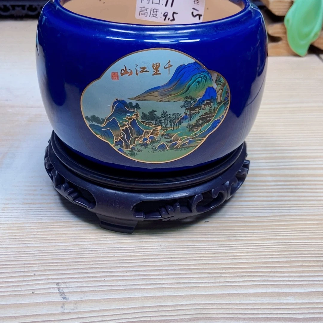 瓷片陶瓷花盆陶瓷艺术