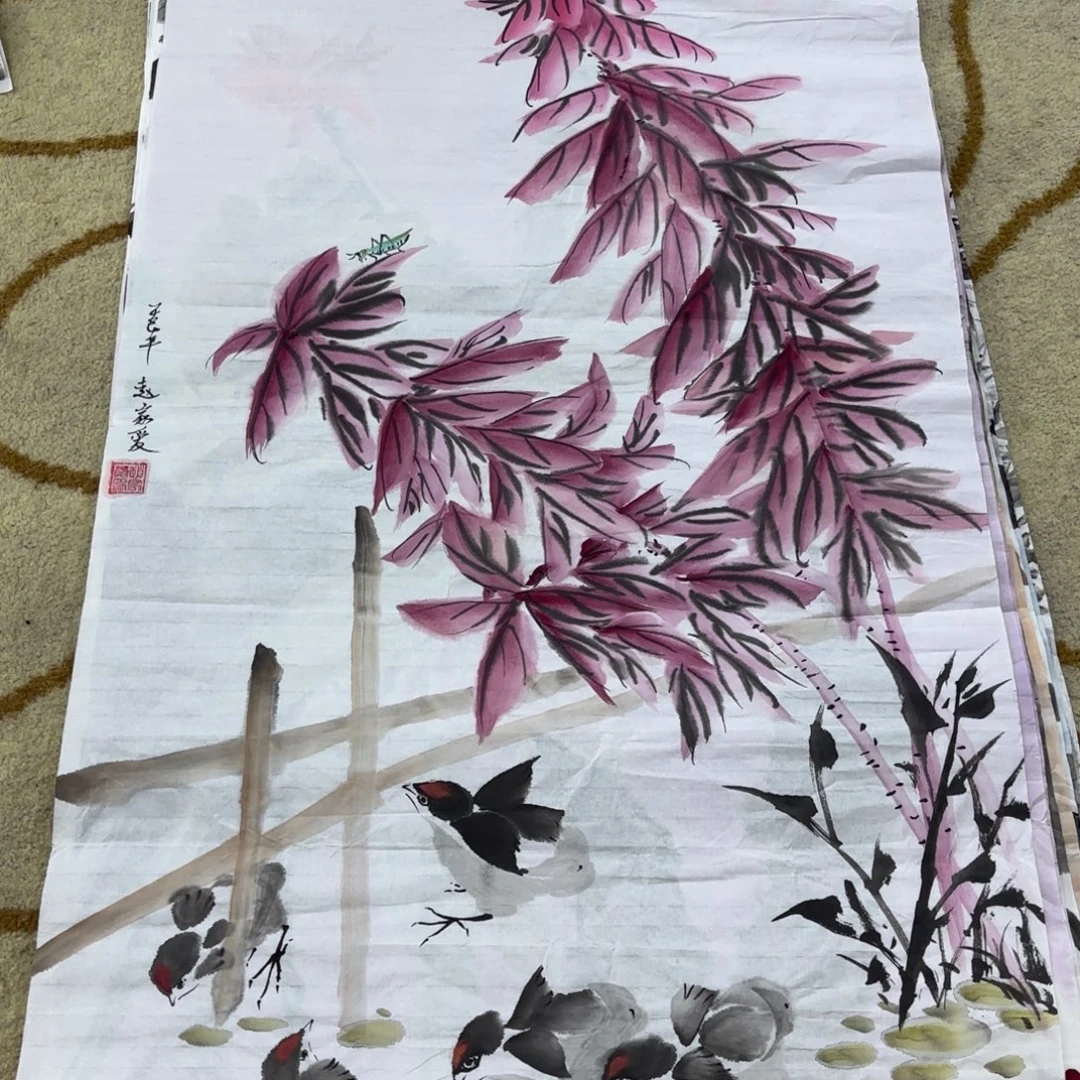 国画赵家爱老师作品刘