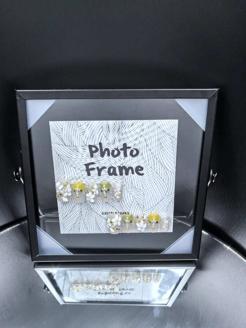 安夏 糖漓 直角方 纯手工穿戴甲10片小众款