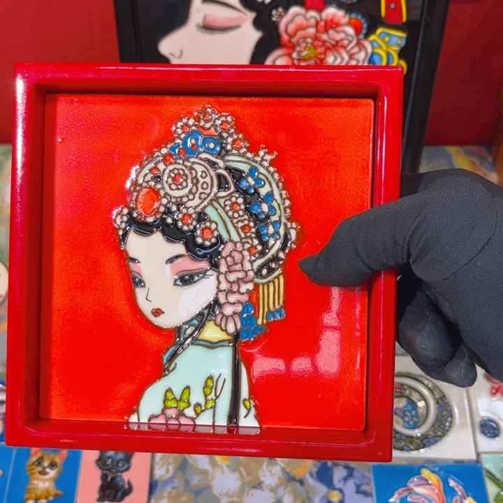 瓷片瓷板画艺术作品