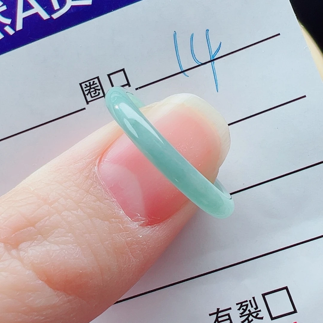 未镶嵌戒指翡翠戒圈