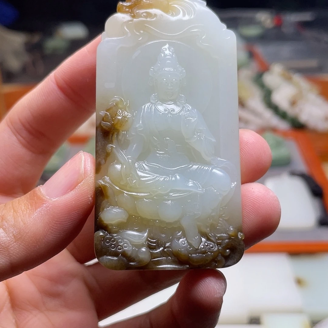 定制和田玉挂件未镶嵌