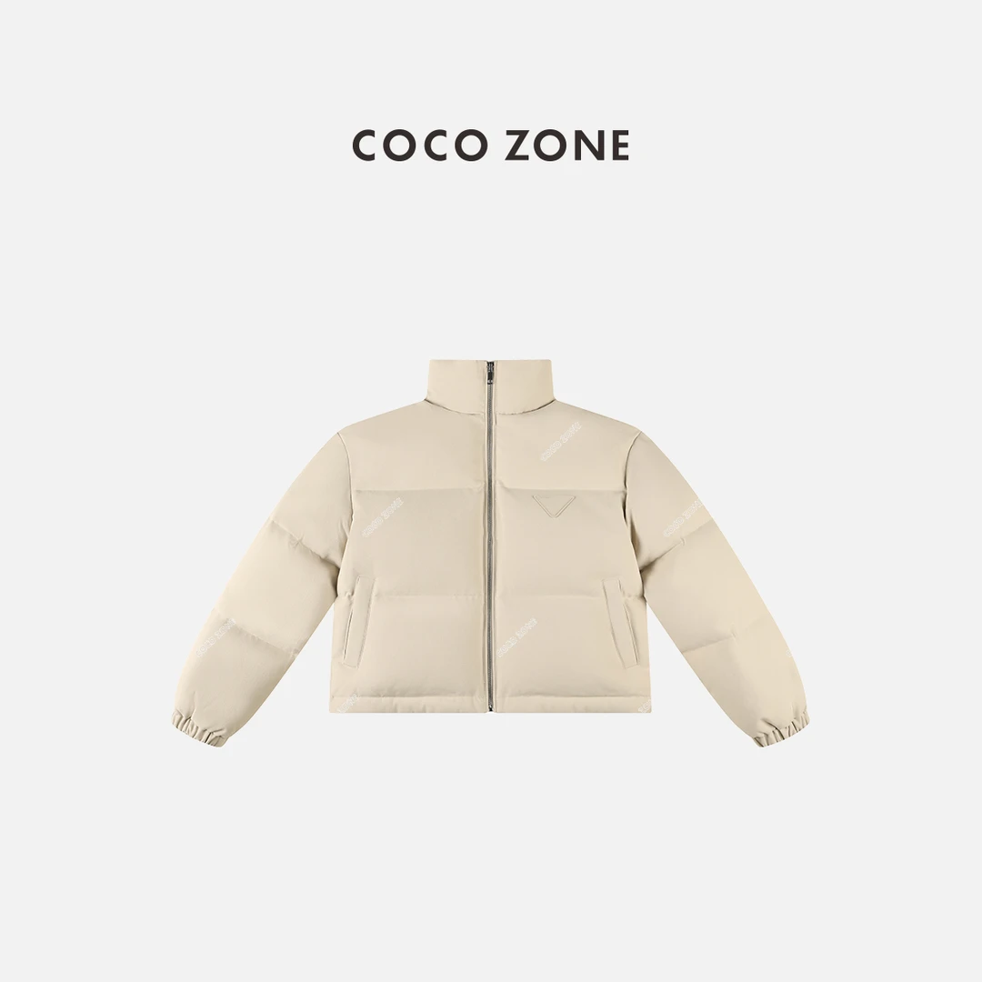 COCO ZONE 刘一一 “90鹅绒”立领冬季保暖羽绒服外套CC2D3345
