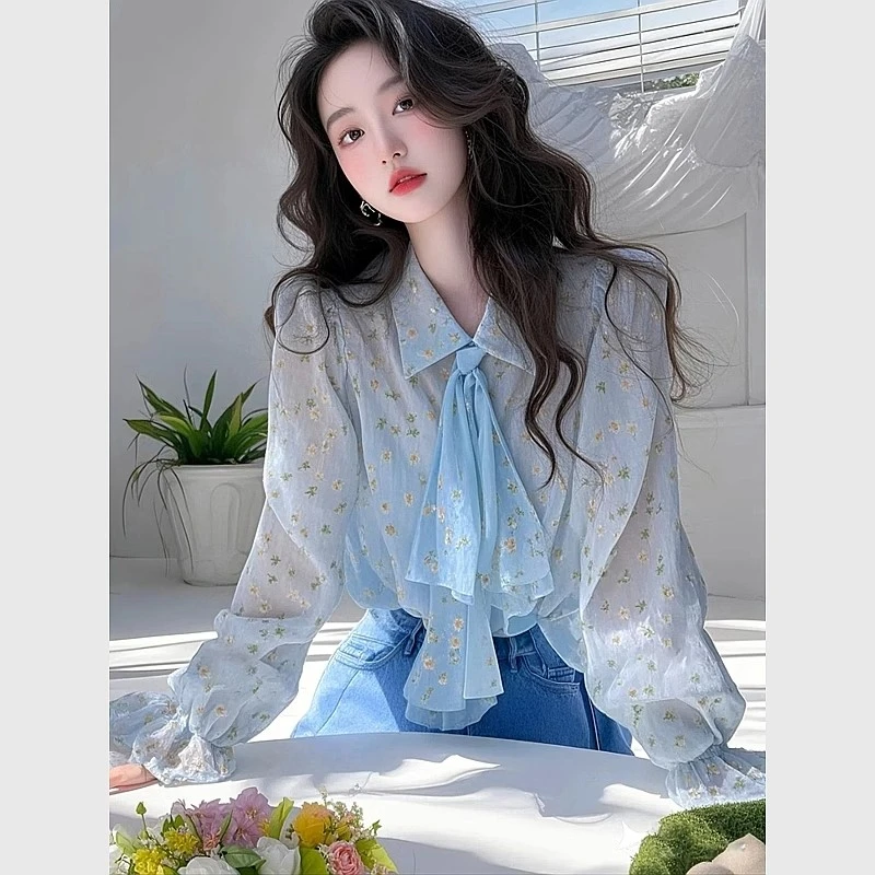 拉夏贝尔衬衫女款爆款2025网红洋气女炸街纯欲慵懒风衣服女装