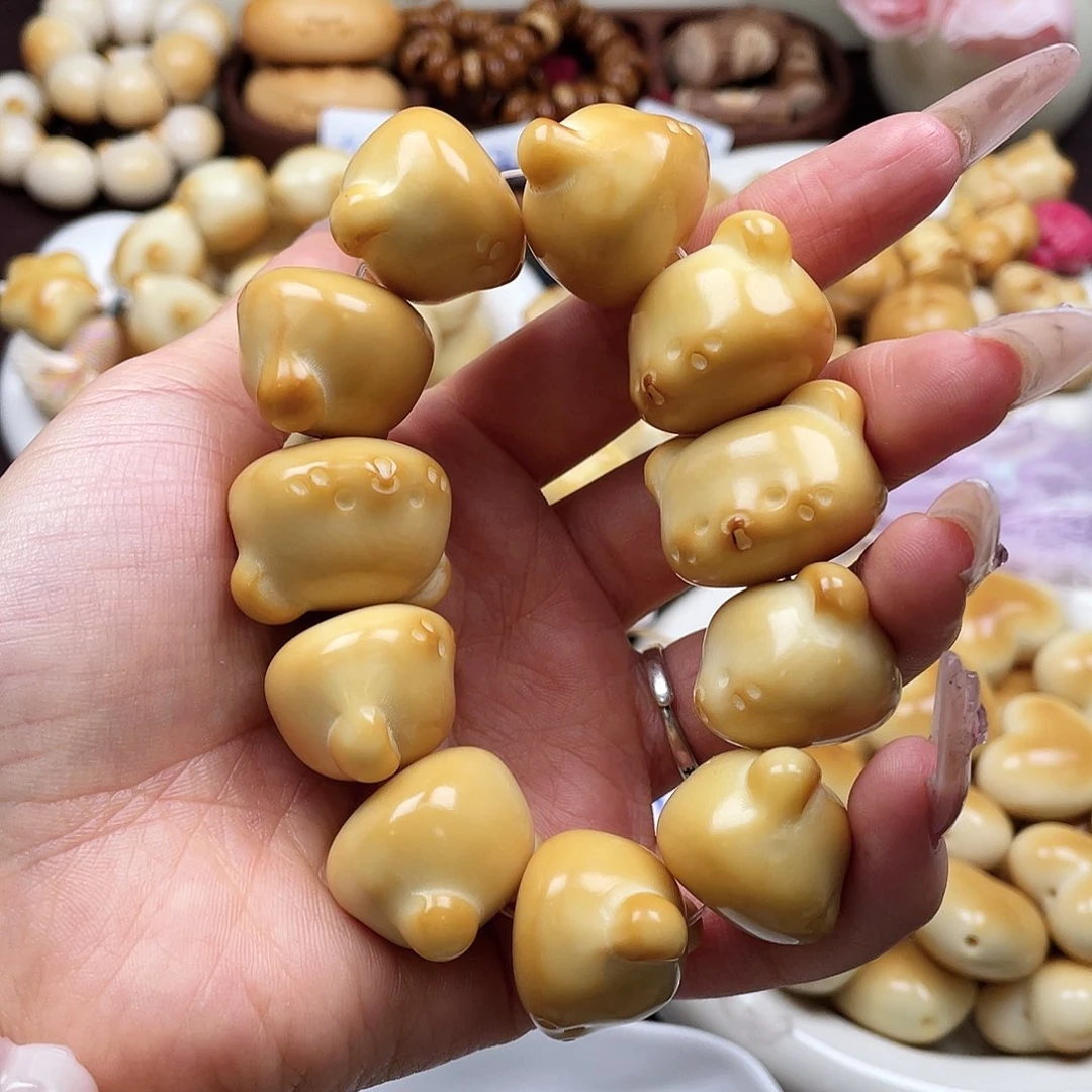吊坠白玉菩提一串成品c