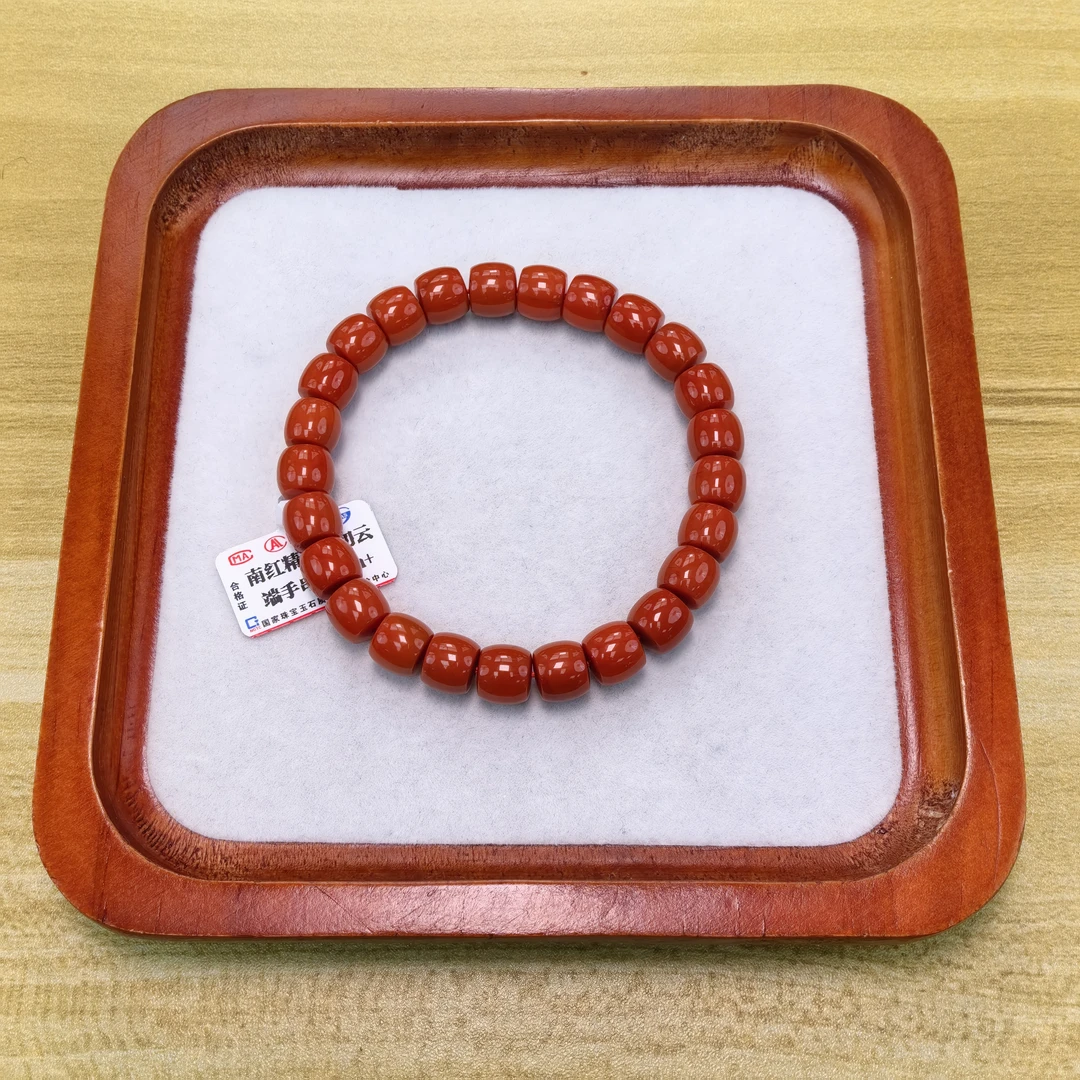 【小刘南红】保山南红精工直切（云端）单圈 11mm+ 多样性发一