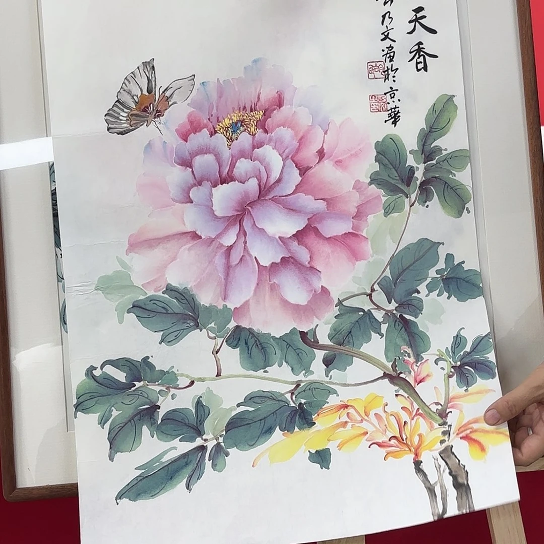 国画国画作品多次入选国内外