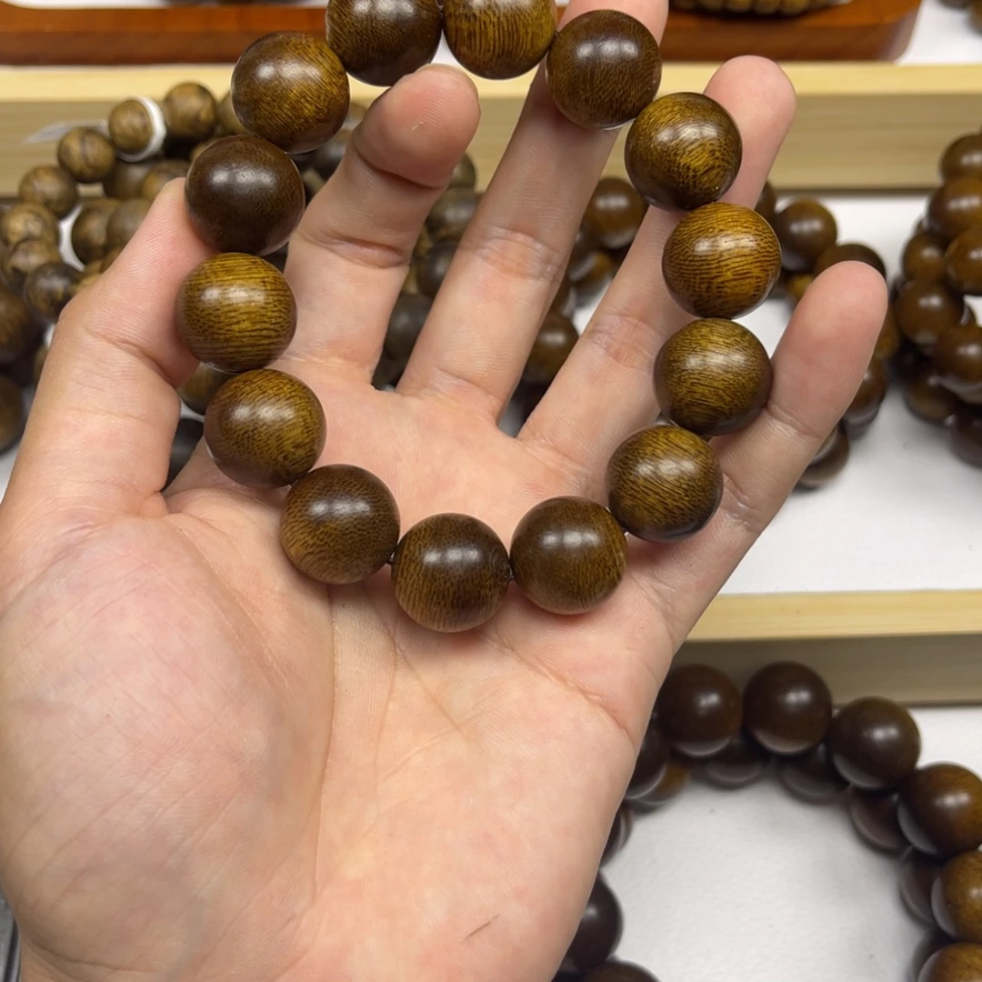 依***莉沉香手串越南芽庄黄棋楠1.6