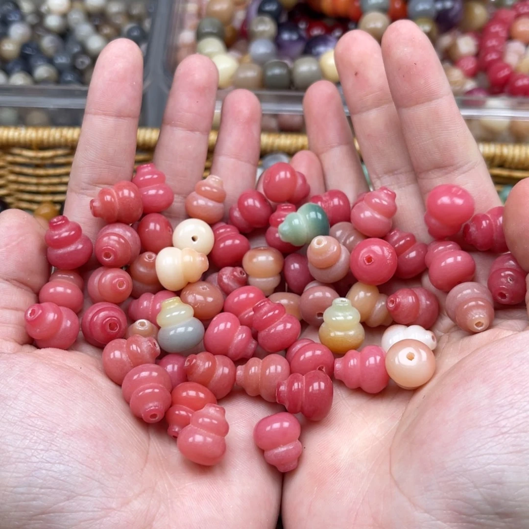 吊坠白玉菩提dx13多宝葫芦40颗微瑕