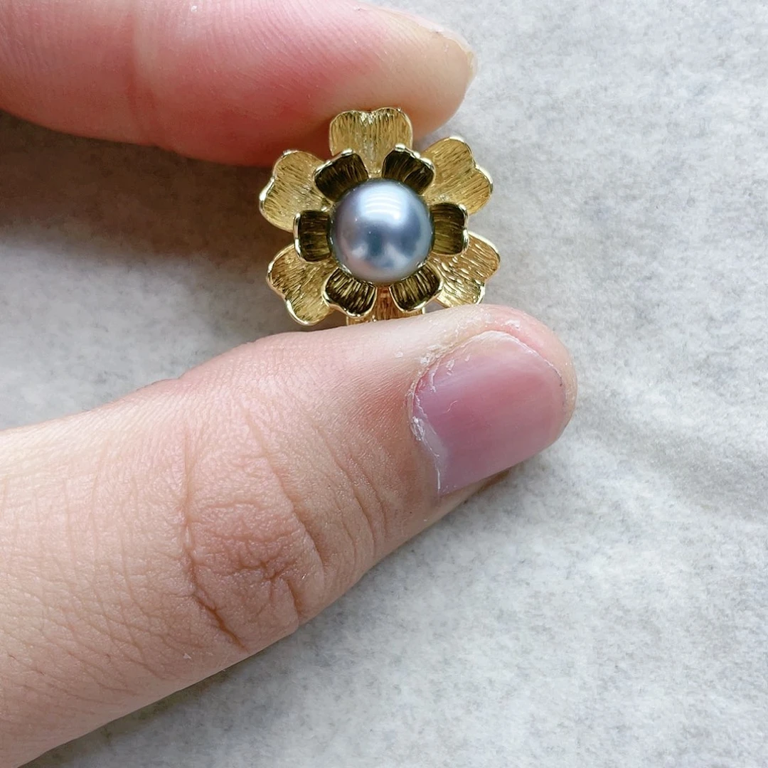 海水珍珠颈饰银S925镶嵌