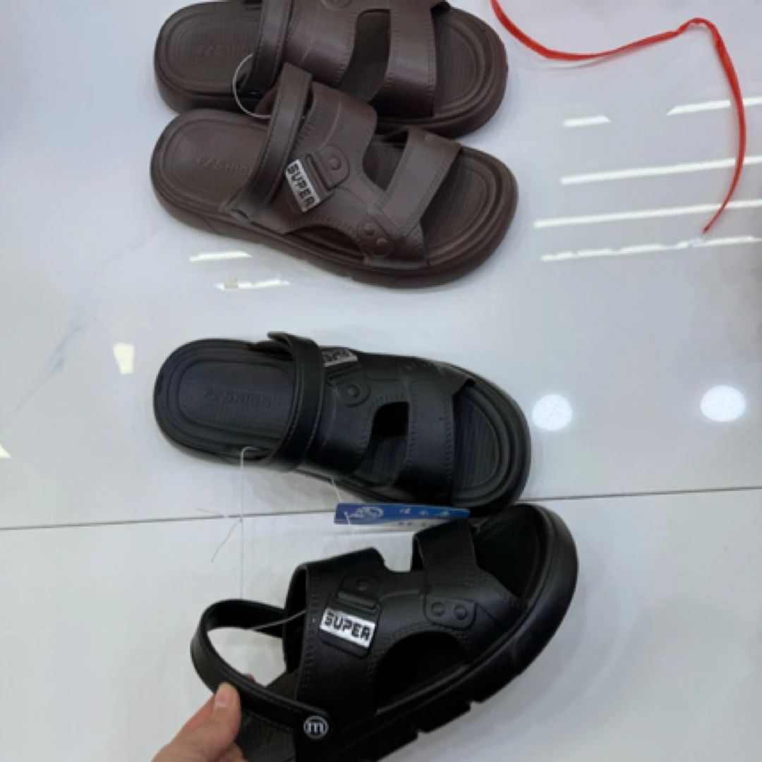 男士沙滩鞋，一次成型，结实，橡塑