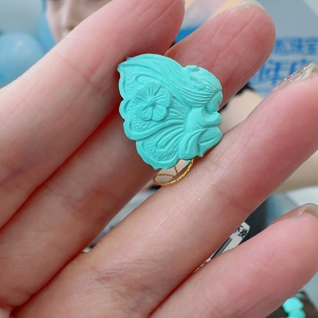 未镶嵌绿松石珠宝奇石