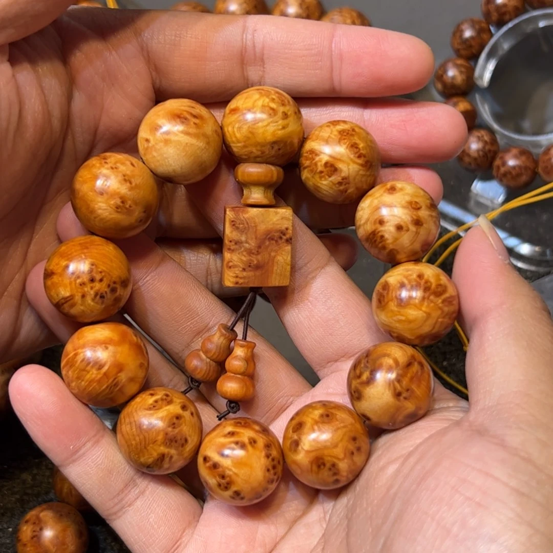 柏木（崖柏）手串/手链2.0陈化红油入门级瘤疤手串