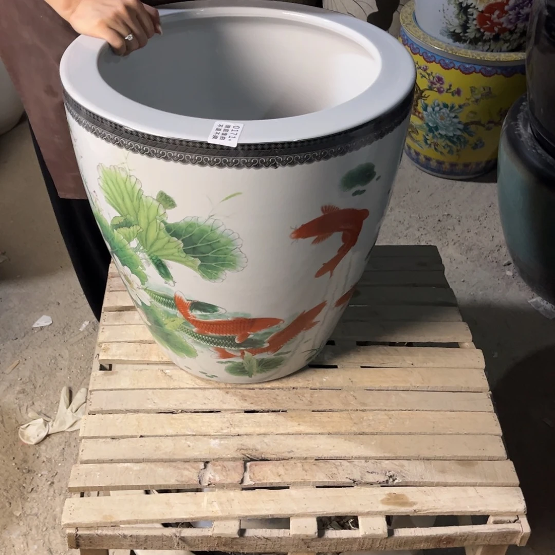 瓷片连年有余43高度43.888888