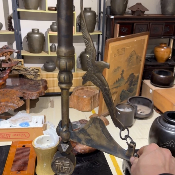 铜中古工艺品，摆件