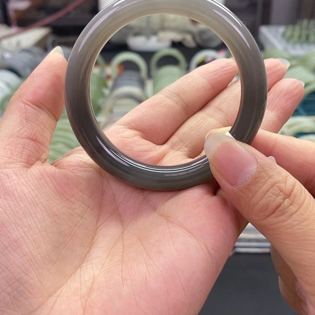 和田玉未镶嵌珠宝奇石和田玉手镯50.51