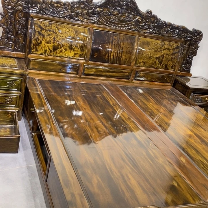 楠木高低床三件套