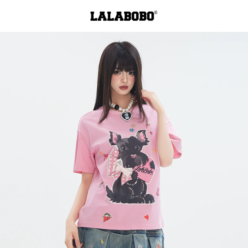 北京摩卡蝴蝶结T恤LBEB-WSDT52