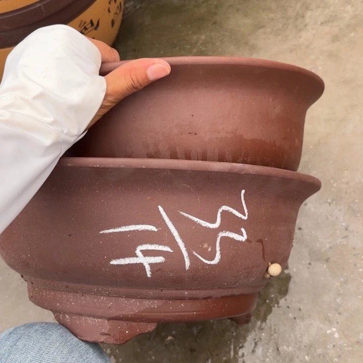 紫砂花盆紫砂的花