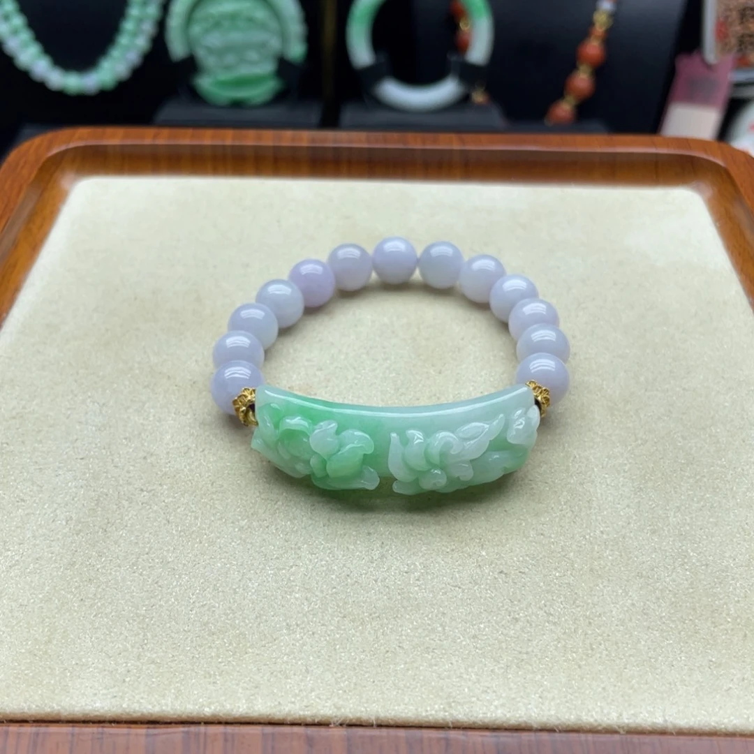 翡翠未镶嵌手链翡翠手链