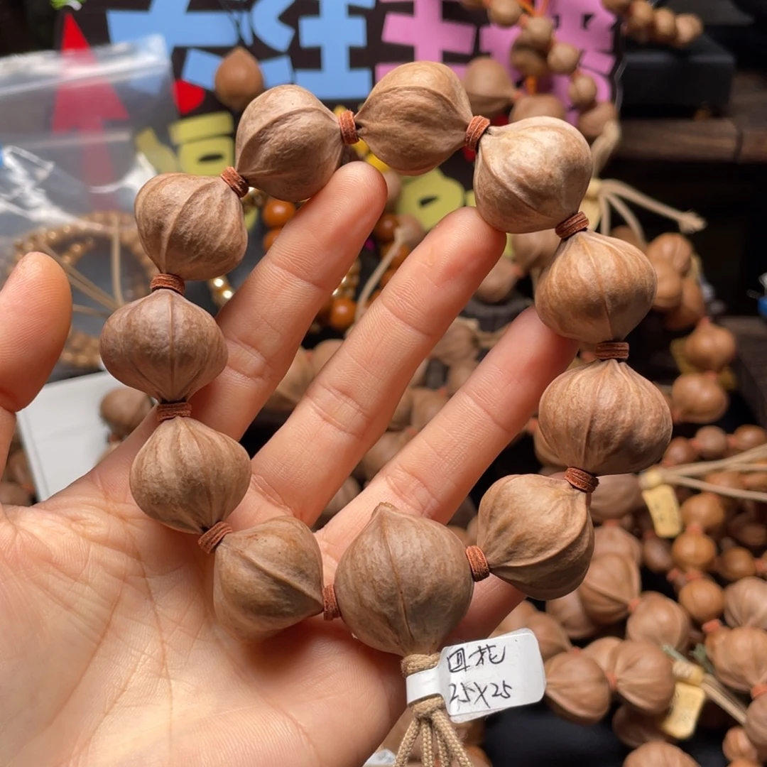 ****瘾橄榄核吊坠2525四花铁核
