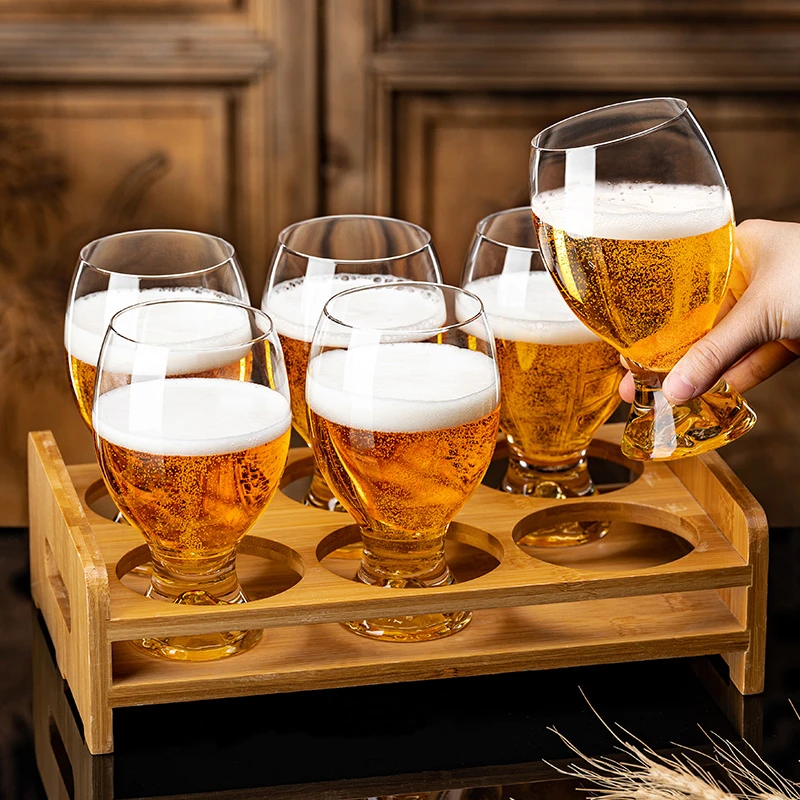 高级感玻璃喝水杯子家用待客厅轻奢高档创意啤酒冷饮果汁杯具套装