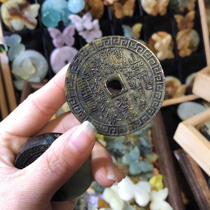 岫玉未镶嵌岫玉挂件