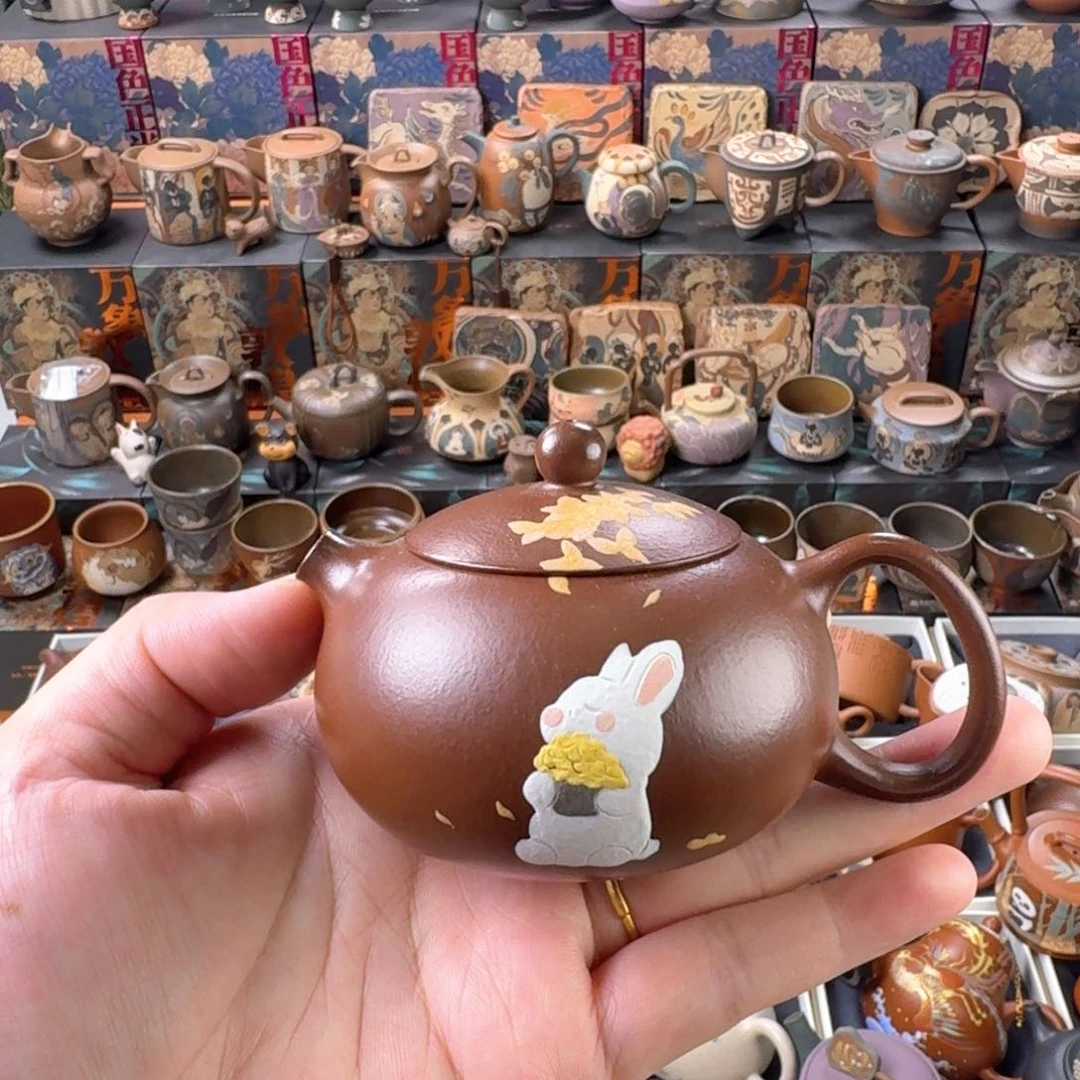 茶壶紫砂130cc原矿精工半手