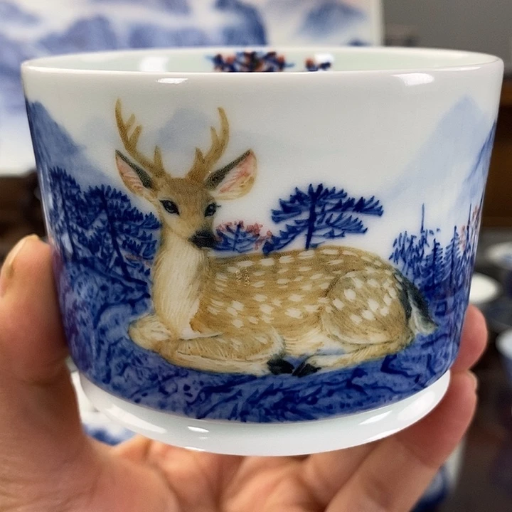 杯景德镇手工手绘陶瓷，高亮兴老师作品