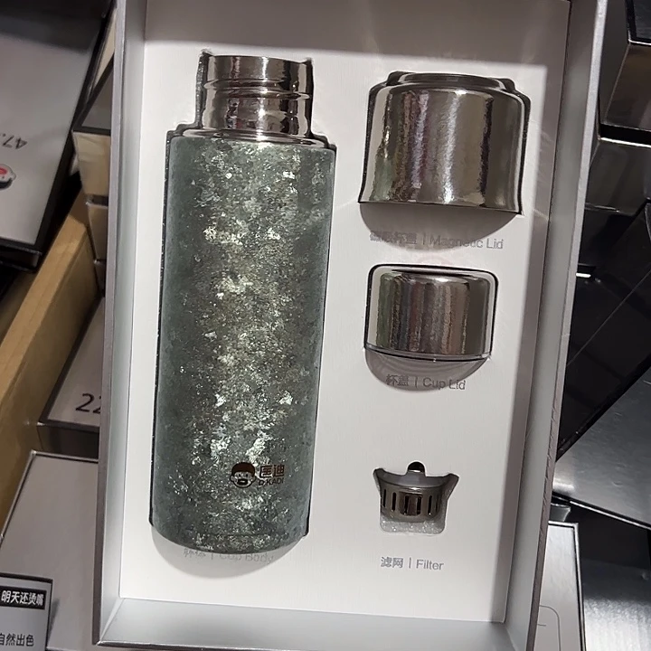 匡迪保温杯纯钛保温450450青色