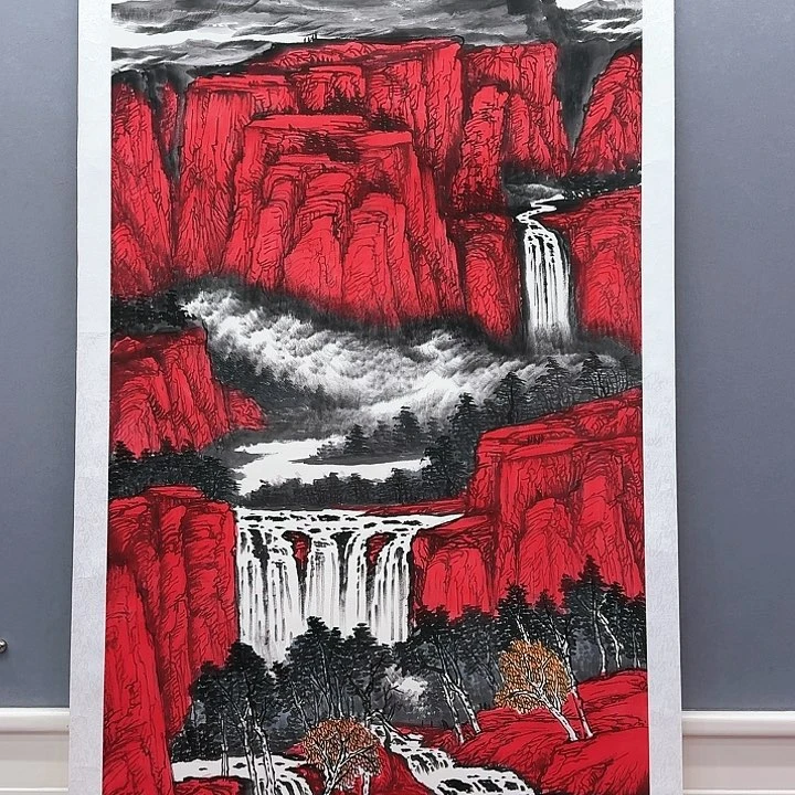 国画书法作品多次参加