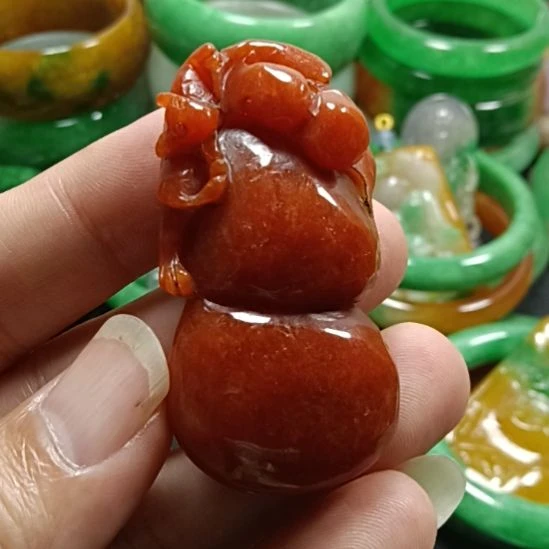 翡翠未镶嵌挂件翡翠