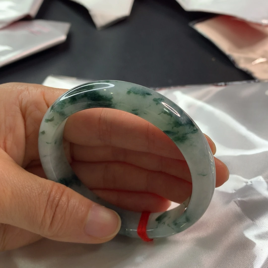 翡翠未镶嵌手镯翡翠手镯55